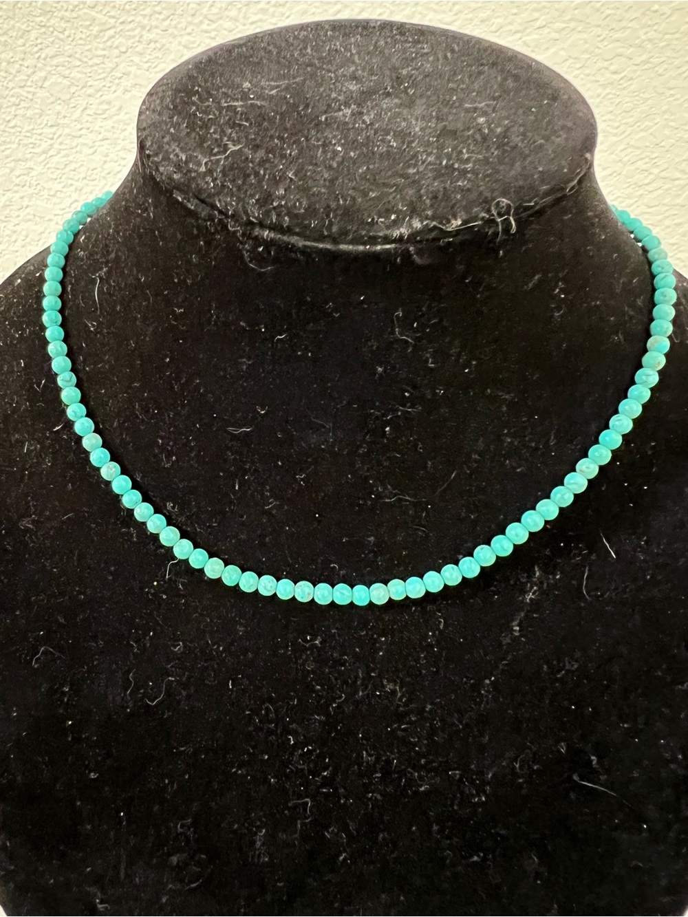 Turquoise Beaded Choker Necklace - Women's Jewelry